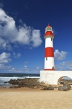 Itapuã Lighthouse, Itapuã Beach, Salvador, Bahia, Brazil