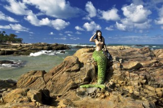 Mermaid, Itapuã Beach, Salvador, Bahia, Brazil