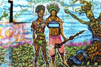 Grafite, Praça da Sé, Salvador, Bahia, Brazil