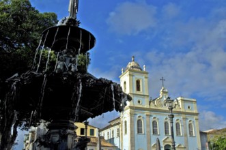 Terreiro de Jesus, São Pedro dos Clérigos Church, Pelourinho, Salvador, Bahia, Brazil