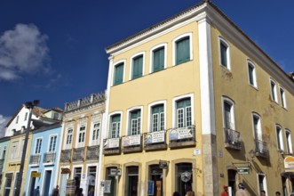 Houses, Sé Square, Salvador, Bahia, Brazil
