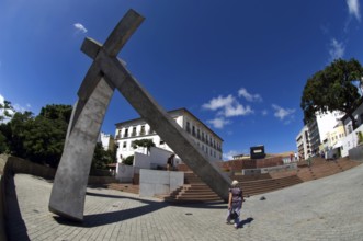 Cruz Caída, Sé Square, Salvador, Bahia, Brazil