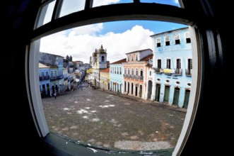 Window, Fundação Casa de Jorge Amado, Pelourinho, Salvador, Bahia, Brazil