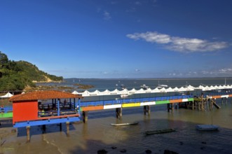 Pier, Trapiche, Port, Morro de São Paulo, Ilha de Tinharé, Bahia, Brasil