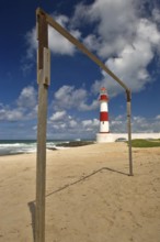 Itapuã Lighthouse, Itapuã Beach, Salvador, Bahia, Brazil