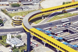 Terminal of Bus of the Parque Dom Pedro II, São Paulo, Brazil