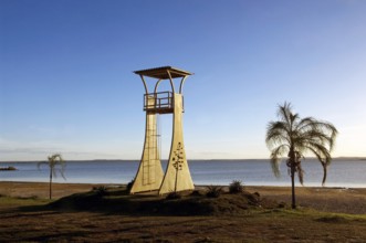 Posto de Salva-vidas, Graciosa Beach, Palmas Lake, Tocantins River, Palmas, Tocantins, Brazil