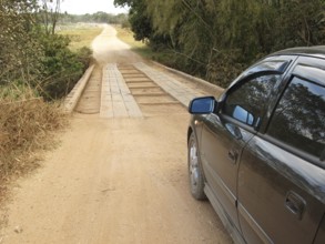 Dirt road, Car, Bonito, Mato Grosso do Sul, Brazil