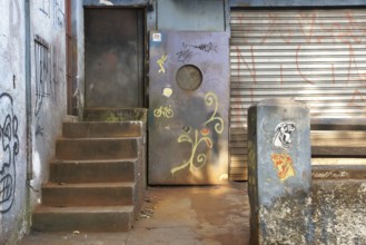 Stairway, Door, São Paulo, Brazil