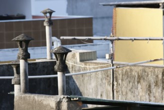 Wall, Pipes, Rio de Janeiro, Brazil