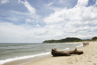 Beach, Swimmers, Barra do Una, Peruíbe, São Paulo, Brazil