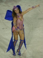 Luma de Oliveira, Queen of the Battery, Carnival 2009, School of Samba Portela, Rio de Janeiro,