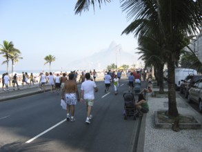 People, beach, City, Ipanema, Rio de Janeiro, Brazil