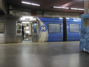Interior of the Subway, Rio de Janeiro, Brazil