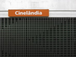 Cinelândia Station of the Subway, Rio de Janeiro, Brazil