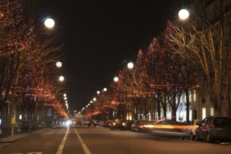 Avenue, Traffic, (75), Paris, France