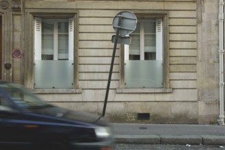 Facade of Building, Car, (75), Paris, France
