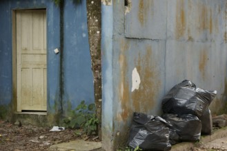 Door, Wood, North coast, Camburi, São Paulo, Brazil