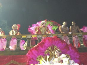 Concentration of the School of Samba Grande Rio, Carnival 2009, Rio de Janeiro, Brazil