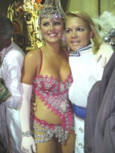 Íris Stefanelli, Concentration of the School of Samba Grande Rio, Carnival 2009, Rio de Janeiro,