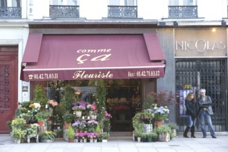Floriculture, Rue Saint-Antoine, 4ème arrondissement, (75004), Paris, France