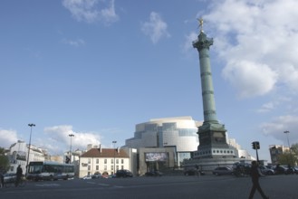 Square, Place de la Bastille, 12ème arrondissement, (75012), Paris, France
