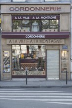 City, Facade of Store, Paris, France