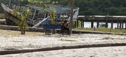 Broken boats, Alcântara, Maranhão, Brazil