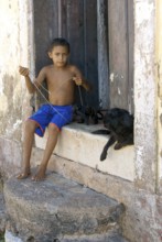 Boy, House, Alcântara, Maranhão, Brazil