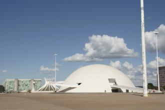 National museum, Metropolitan Cathedral Ours Mrs. Aparecida, Distrito Federal, Brasília, Brazil