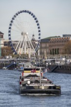 Dutch cargo ship Orfeo, brings power plant coal from the Netherlands to Mannheim, here on the Rhine