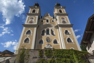 Baroque church of St. Jakob and St. Leonard, Hopfgarten im Brixentale, Tyrol, Austria