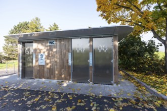 The most expensive toilet in Germany as a modern design object with elegant furnishings Rotenberg