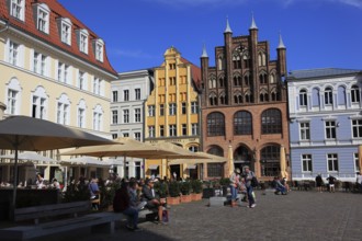 Der Alte Markt (Nordseite), Stralsund, Vorpommern-Rügen District, Mecklenburg-Western Pomerania,