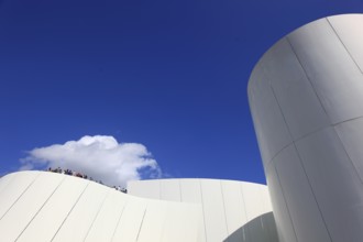 Architectural detail, Ozeaneum, Stralsund Maritime Museum, Museum of Oceanography and Fisheries,