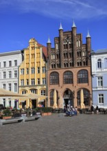 Der Alte Markt (Nordseite), Stralsund, Vorpommern-Rügen District, Mecklenburg-Western Pomerania,