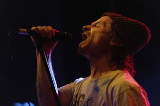 Keith Caputo, singer of Life of Agony, live on 30 Years of Ugly Tour at Berlin's Columbia Theater