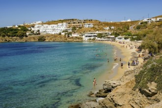 Agios Stefanos, Mykonos, Cyclades, Greece - Agios Stefanos, small town with sandy beach, apartments