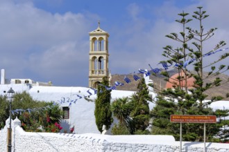 Ano Mera, Mykonos, Cyclades, Greece - The Panagia Tourliana monastery is the center of Ano Mera.