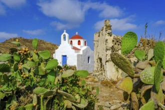 Ano Mera, Mykonos, Cyclades, Greece - Small church from the 18th century on the site of the Gyzi