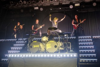 Ande Braun (guitarist), Steffen Haile (bassist), Sebastian Berg (drummer), Hannes Braun (singer)