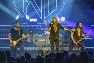 Steffen Haile (bassist), Sebastian Berg (drummer), Hannes Braun (singer) and Jim Müller (guitarist)