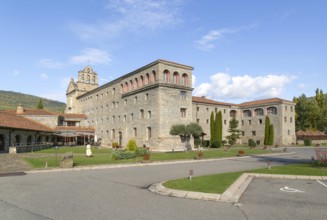 El Monasterio de Boltaña, former monastery now hotel and spa, Boltana, Huesca province, Aragon,