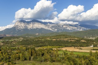 Peña Montañesa mountain, Pyrenees Mountains, Ainsa, Aínsa-Sobrarbe, Huesca province, Aragon, Spain