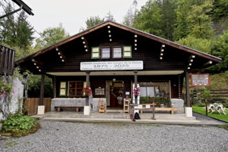 Entrance area to the gorge, Gorges de la Diosaz, Les Houches, Chamonix-Mont-Blanc, Haute-Savoie,