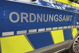 Public Order Office lettering on vehicle car from Office of Public Order, Germany