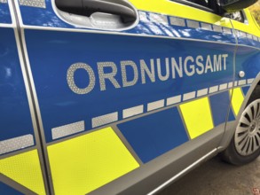 Vehicle with public order office lettering on car from Public Order Office, Germany