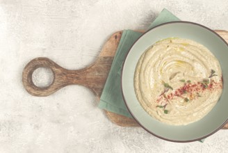 Babaganoush, eggplant appetizer, traditional Lebanese cuisine, homemade, no people, isolate, on a