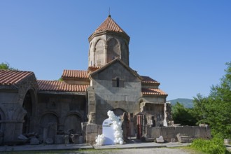 Historic monastery with Renaissance elements and blue sky, Wahanavank Monastery, Vahanavank, Syunik