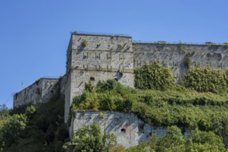 19th century Citadel of Huy, Citadelle de Huy, Fort van Hoei, fortress overlooking the Meuse river